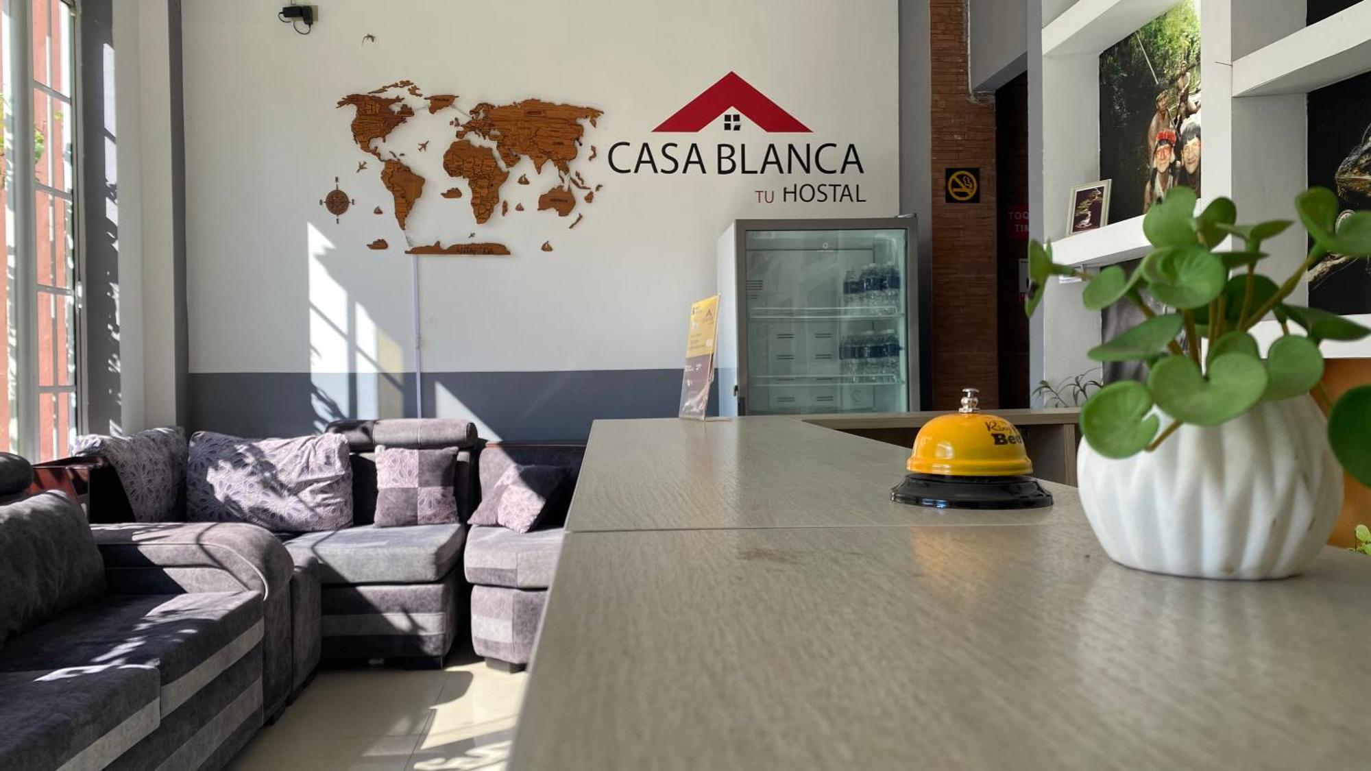 Hostal Casa Blanca プエルト・フランシスコ・デ・オレリャーナ エクステリア 写真